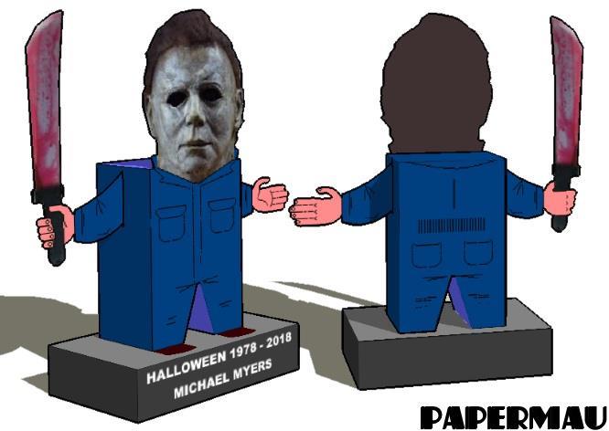 PAPERMAU: Halloween 1978-2018 - Michael Myers Paper Toy - by  PapermauDownload Now!